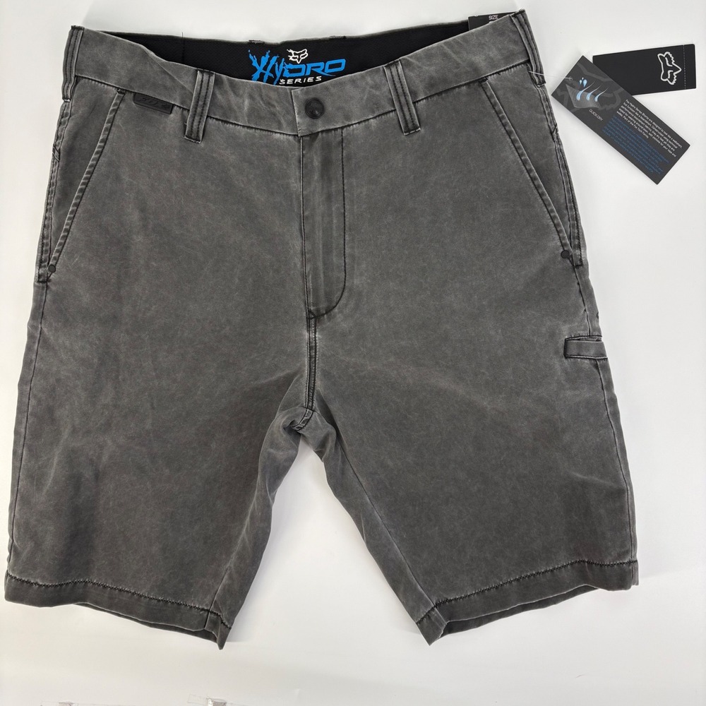 Fox Hydroedged Hybrid Short Mens 32 Grey Quick Dry Hydro Series Walkshort